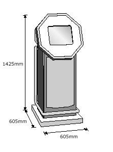 Kiosk2 Dimensions